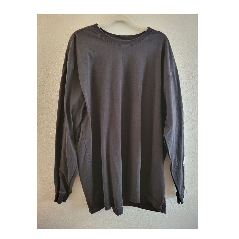Carhartt Men’s 2XL Loose Fit Long Sleeve Black Graphic Logo Sleeve Work Shirt - Picture 2 of 6